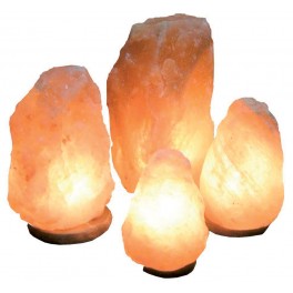 Lampada ai cristalli di sale himalaya grezza - peso 2/3 kg